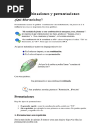 Ejercicios Resueltos de Combinaciones y Permutaciones | PDF | Enseñanza ...