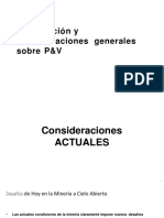 Optimización de P&V para la minería a cielo abierto