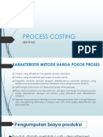 PROCESS COSTING Pengantar