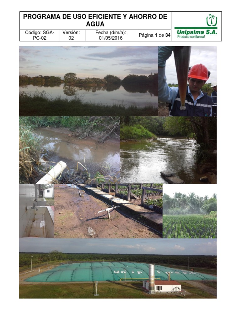 Programa Ahorro y Uso Eficiente de Agua PDF | PDF | Riego | Agua
