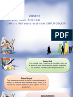 Costos estándares y su aplicación en la planeación y control