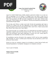 Invitation Letter Example