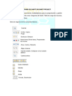 Diagrama en Gantt Project