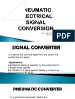 Pneumatic Electrical Signal Conversion