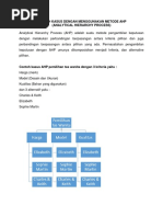 Perhitungan Manual Metode AHP | PDF