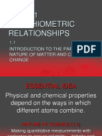 Stoichiometric Relationships