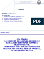 15 Sem MF Caudal Conducto Cerrado