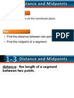 Find Distance & Midpoint of Coordinate Plane Points