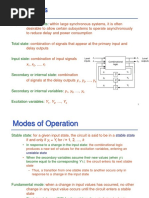 Analysis and Design of Asynchronous Sequential Circuits