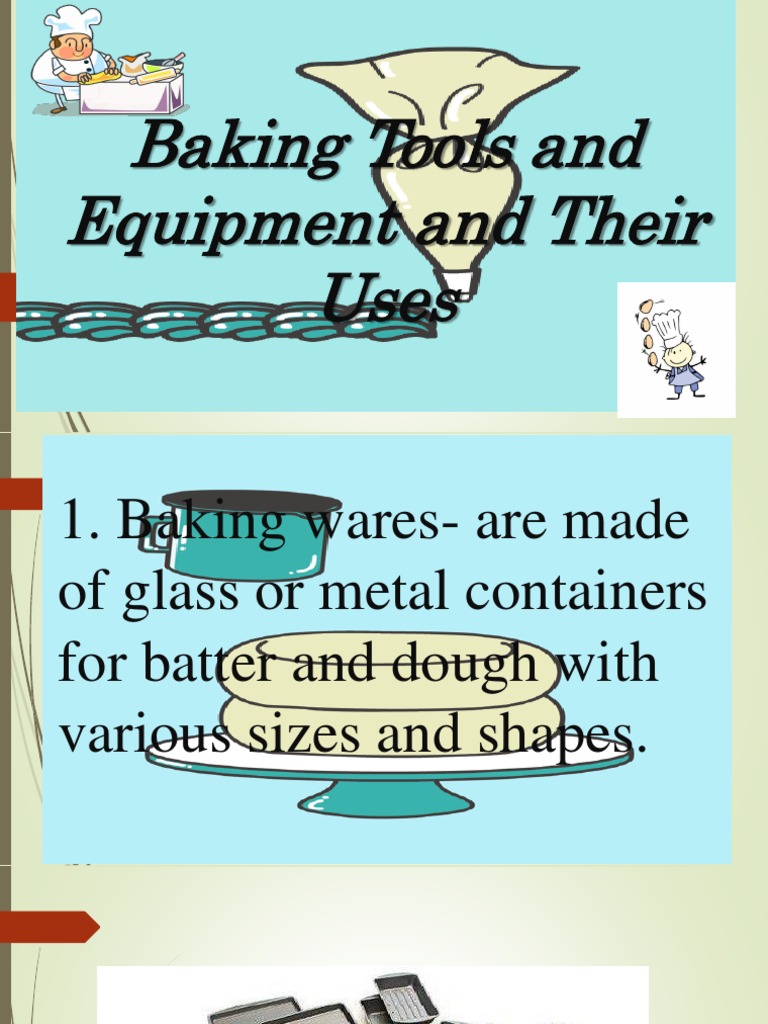 Baking Tools and Equipment and Their Uses PDF Baking Doughnut