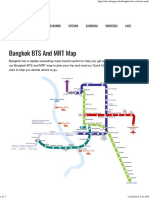 Bangkok BTS and MRT Map - Travel Happy