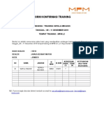 Form Konfirmasi Training 2019