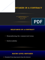 Common Mistakes in A Contract 24.09.19