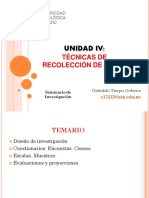 DiseñoTécnicasRecolecciónDatos