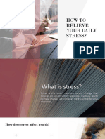 How To Relieve Your Daily Stress