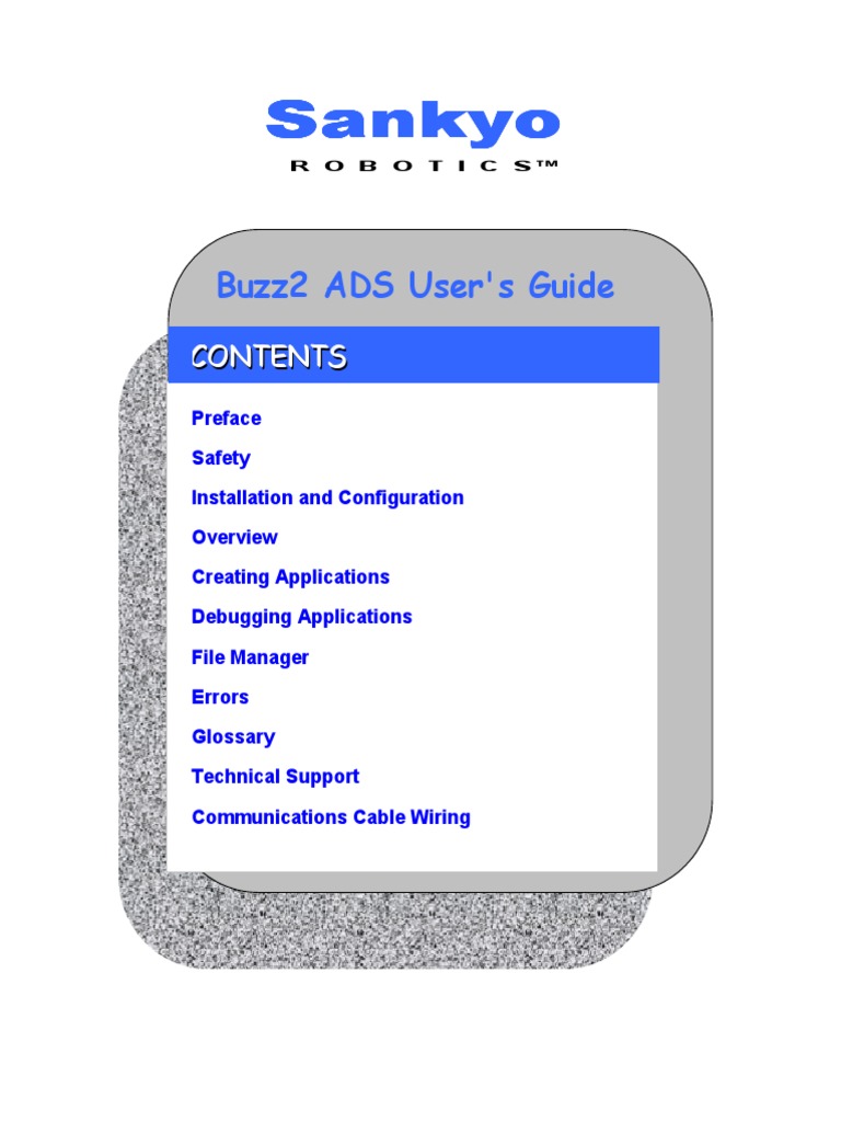 Sankyo Robotics Buzz v2 User Manaul PDF | PDF | Microsoft Windows ...