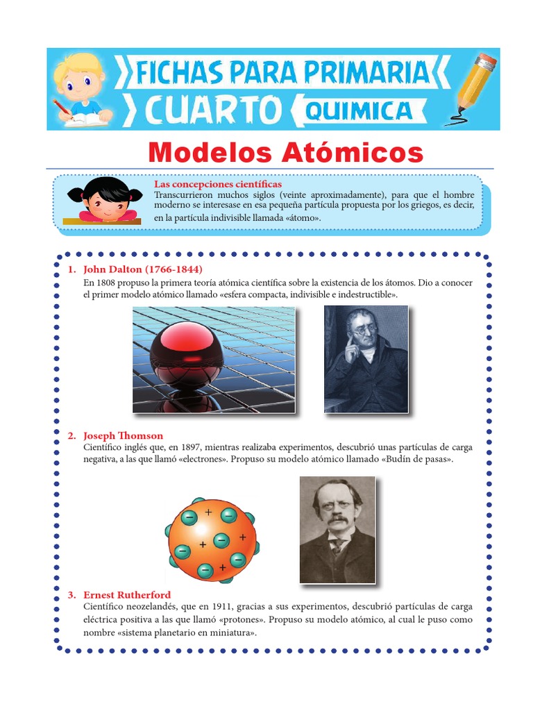 Modelos Atómicos | PDF | Átomos | Protón