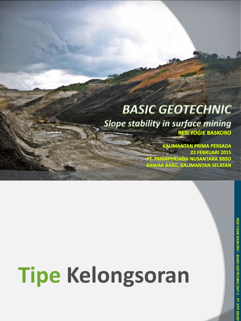 Cek Monitoring Control Geotek | PDF | Landslide | Natural Hazards