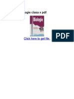 Manual Biologie Clasa X PDF