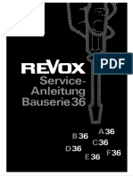 Hfe Revox A36 b35 c36 d36 E36 f36 Service Info de PDF