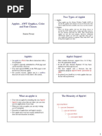 Applet Notes PDF