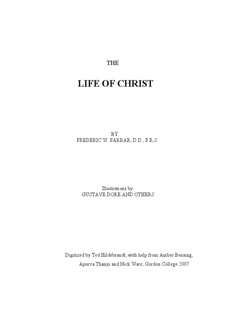 LifeOfChrist PDF | PDF | John The Baptist | Christianity