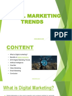 Digital MArketing Trends 2019