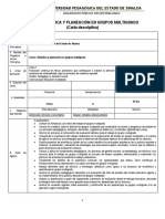 Crta Decsriptva UPES Didactica - Planeac - Gpos - Multigrado PDF