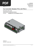 EFX0089 - ICS Fan Controller Module FTC - I&O Manual