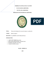 Proyecto de Investigacion Extraccion de Lignina de La Cascara de Mango y Su Aplicacion