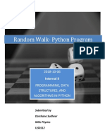 2 Dimensional Random Walk