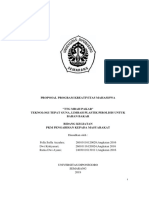 Proposal - TTG MBAH PAKAR - Teknologi Tepat Guna, Limbah Plastik Pirolisis Untuk Bahan Bakar PDF