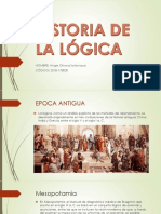 Historia de La Lógica