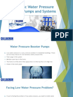 Domestic Water Pressure Booster Pumps and Systems