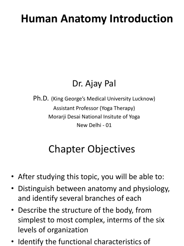 Anatomy Introduction Hindi PDF Anatomical Terms Of Location Human