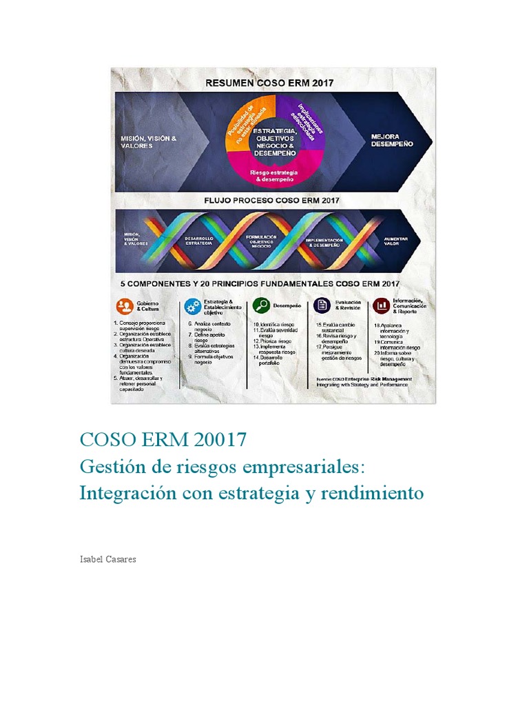 Coso Erm 2017 En Espa Ol Pdf Pdf Administraci N P Blica Planificaci N