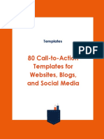 Templates 80 Call To Action Templates PDF