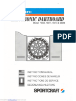 Sportcraft - 78055 - Electronic Dartboard PDF