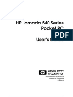 HP Jornada 540 - Manual