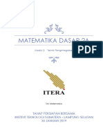 MATDAS 2A-MODUL 2-TEKNIK PENGINTEGRALAN-rev PDF