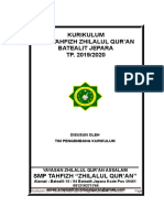 Kurikulum Smp Tahfizh 2019-2020