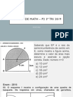 REVISÃ_O DE MATH â__ P2 3Âº TRI 2019 NEAD 8Âº ANO (1).pdf