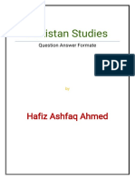Pakistan Studies Complete Notes Question Answer Format PDF