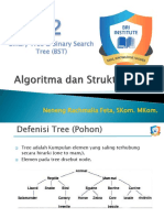Algoritma Dan Struktur Data - Pert-12 B-Tree & BST