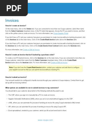 Invoices
