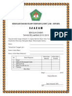 Contoh Blanko Ijazah