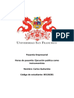 Pasantia Empresarial PDF