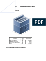 Lista de Precios 2019 - Version 11 Abril - Sumidero Estandar PDF