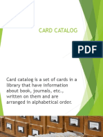 DR7 Card Catalogopac