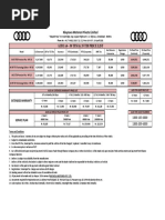 Audi A4 Price List Ahd - My18